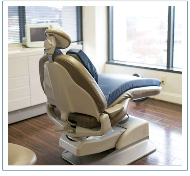 empty dental chair