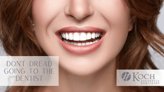 "Don't Dread Going to the Dentist" banner image