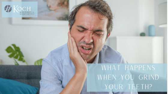 A man suffers from dental pain